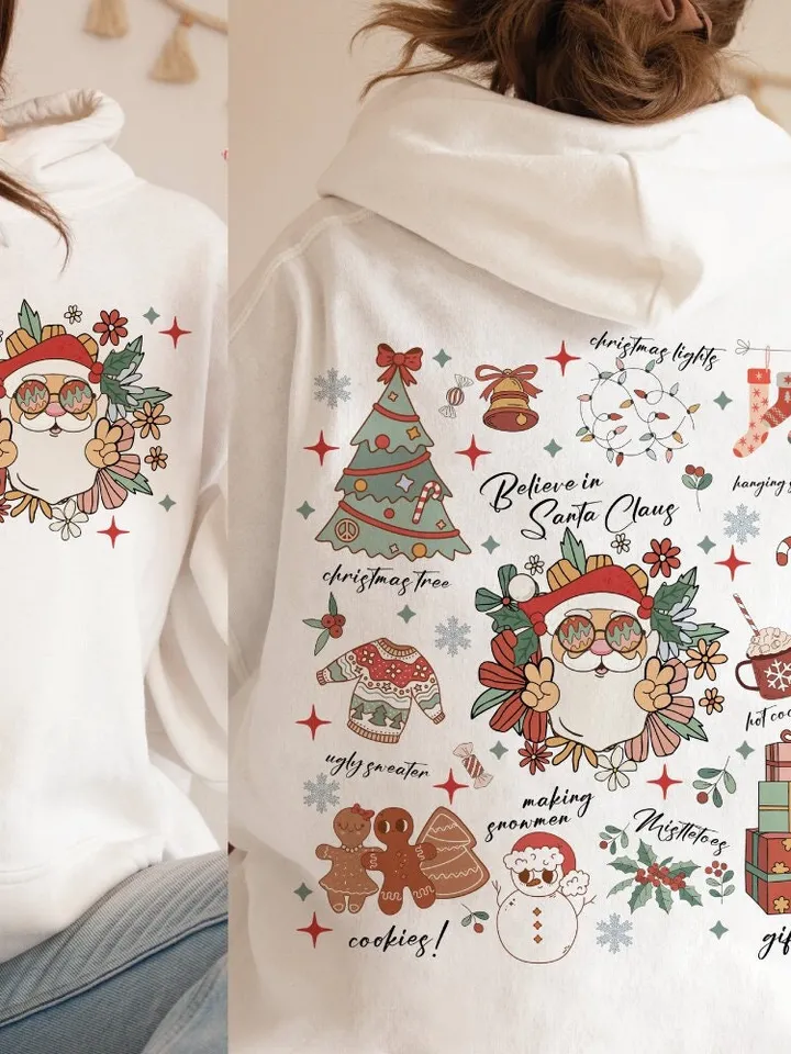 Retro Christmas PNG, Vintage Santa Claus Png, Groovy Christmas png, Christmas Shirt sublimation, Merry Christmas png, Christmas Vibes PNG