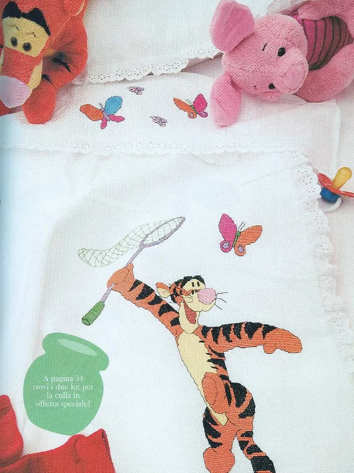 Winnie Pooh and Friends Cross Stitch Pattern Digital Download PDF