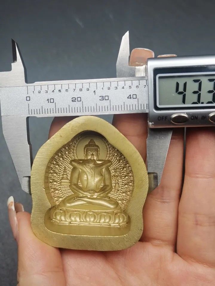 4.5cm Height Samantabhadra Yab Yum Tsa Tsa Mold,Gandhanra Unique Tibetan Buddha Statue Mould For Making Clay Statue,Tsha Tsha Mold