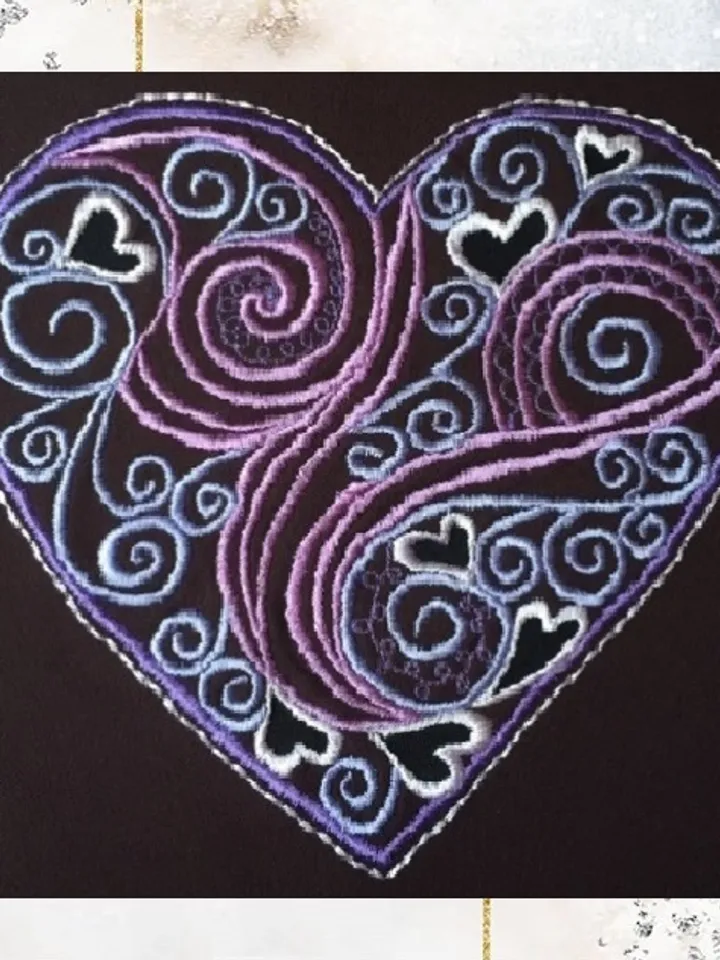 Heart Embroidery-educational video course