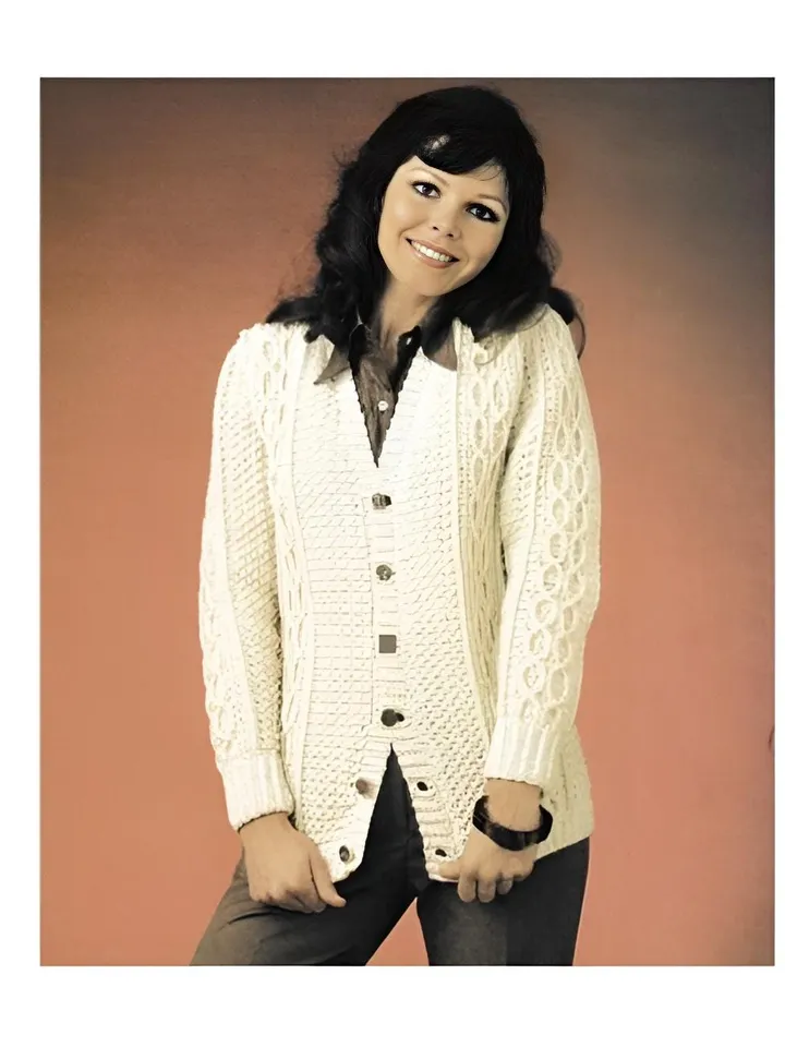Cardigan crochet pattern, aran crochet cardigan, women knit card pdf pattern