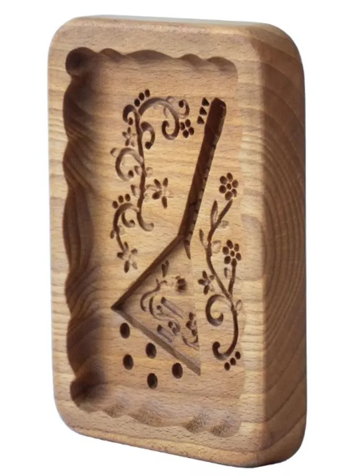 Balalaika Embossed cookie mold, cookie cutter, wooden mold, Wooden stamp stamp for gingerbread cookies springerle stamp