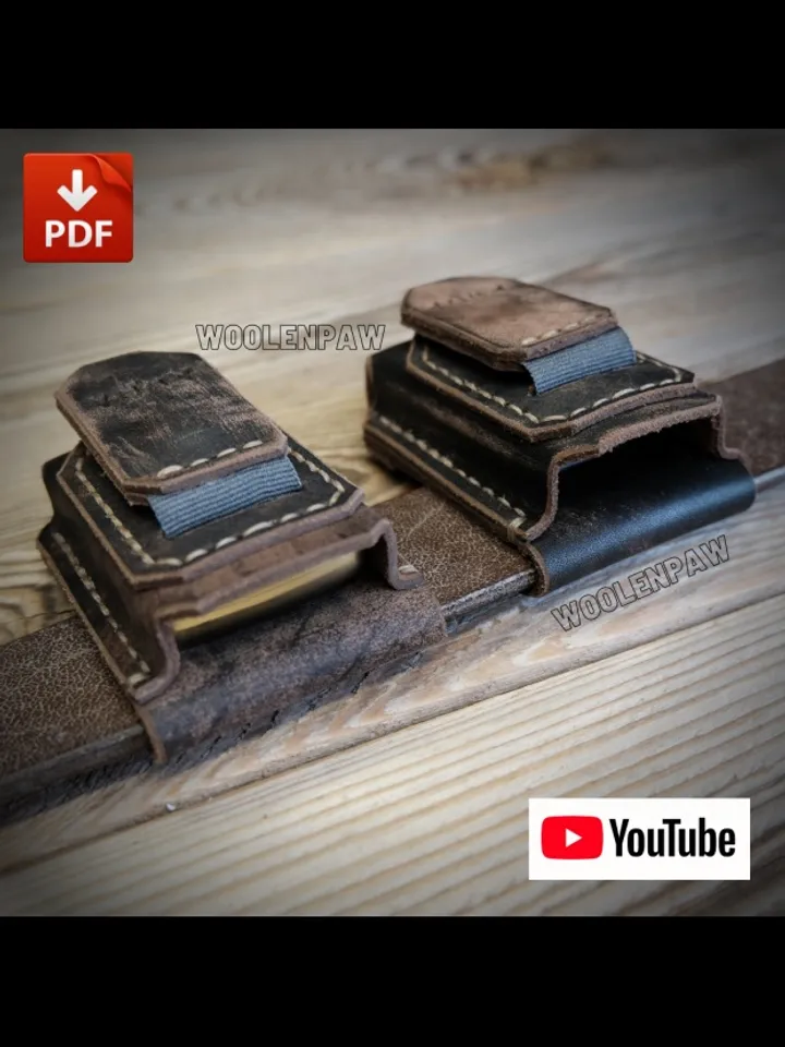 Zippo lighter case - Leather pattern PDF