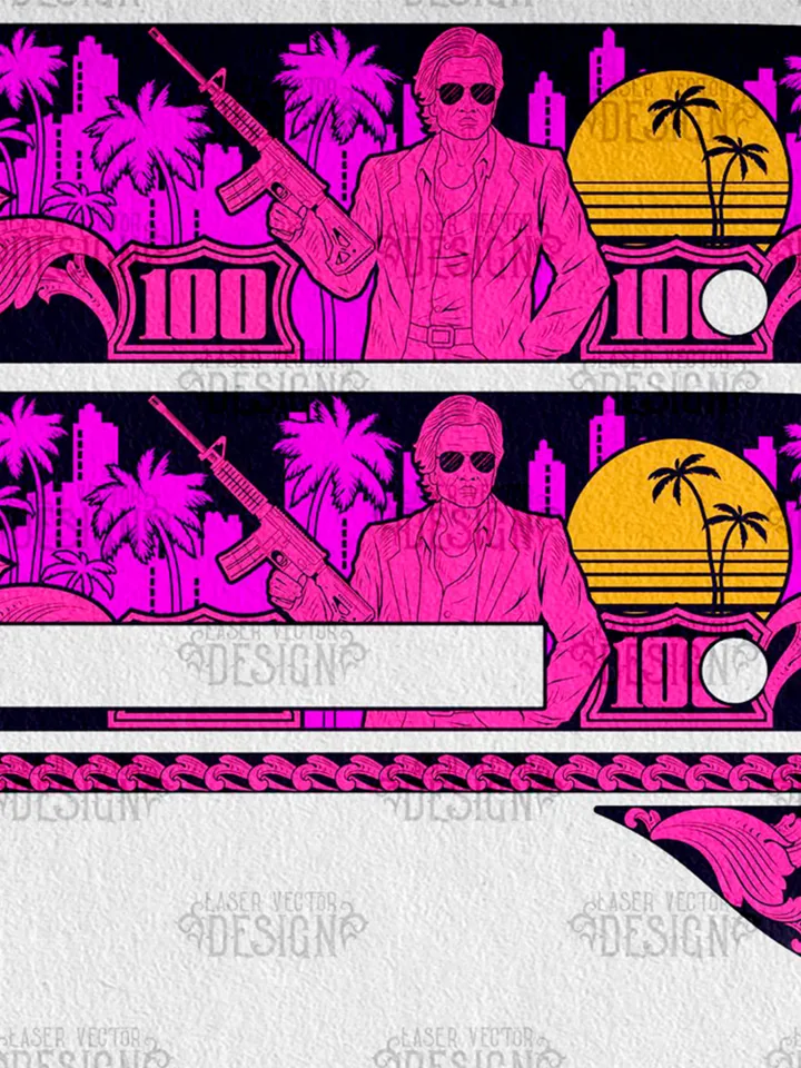 VECTOR DESIGN Remington 870 Shotgun 20 LA gangster