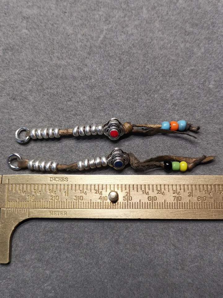 Gandhanra Handmade 5mm Silver Tibetan Buddhist Prayer Bead Counters for 6-15mm Mala