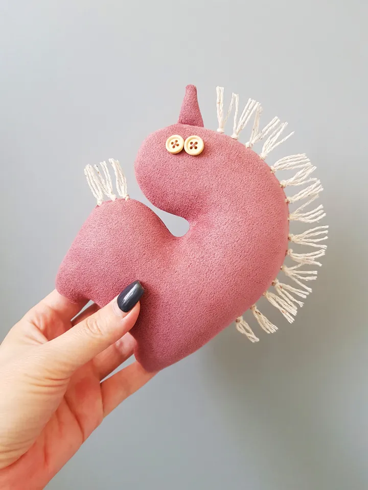 Stuffed animals sewing patterns PDF Unicorn and Horse, digital tutorial in English, rag dolls sewing diy