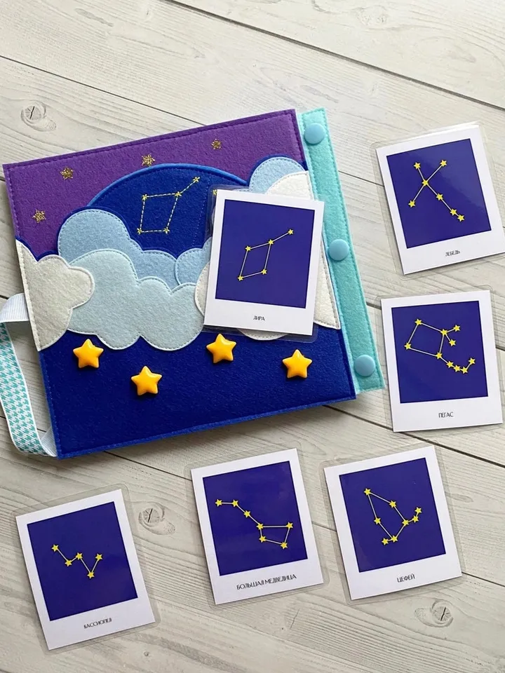 Science Quiet book pattern PDF & Tutorial pages, Felt book pattern svg, Quiet book ideas, Sensory toys, Pdf felt sewing pattern for toddler