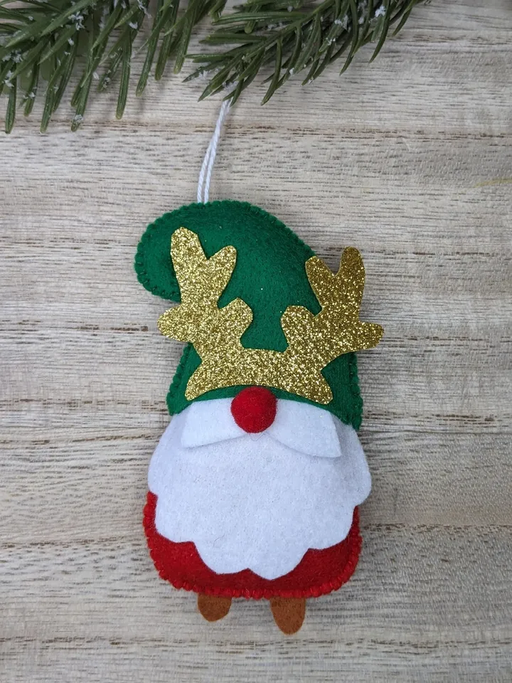 Holiday Gnomes, Felt Christmas Tree Decorations, Scandinavian Gnome, Christmas Gnomes, Swedish Gnome, Set 3 toy