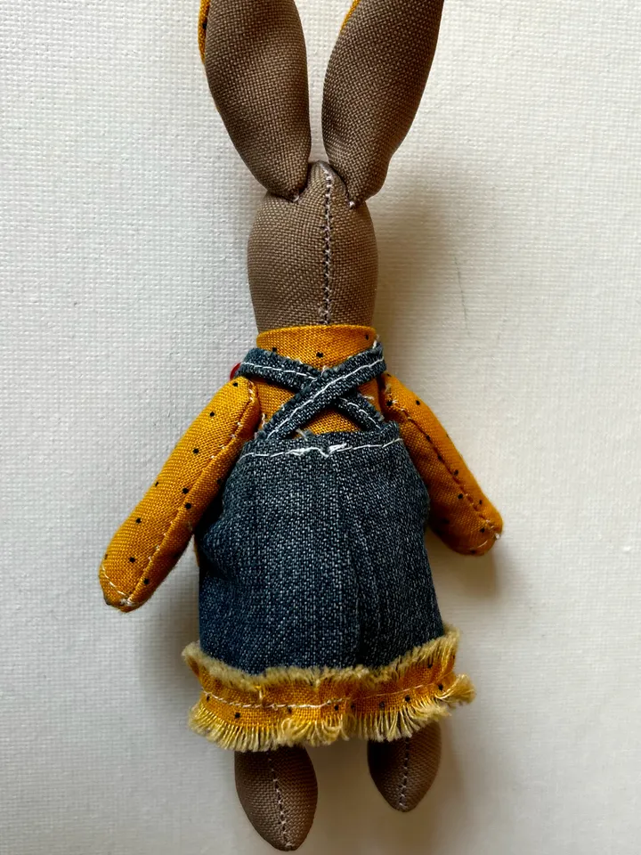 A romantic pair of rabbits. An exclusive interior toy. A unique gift. Completely handmade