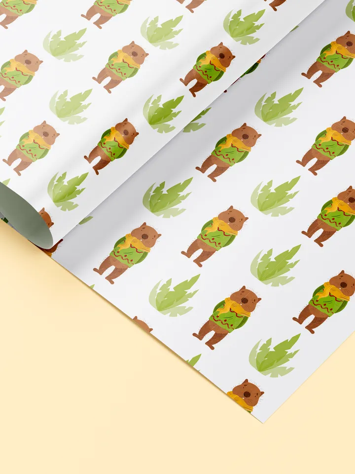 Cute wombat illustration