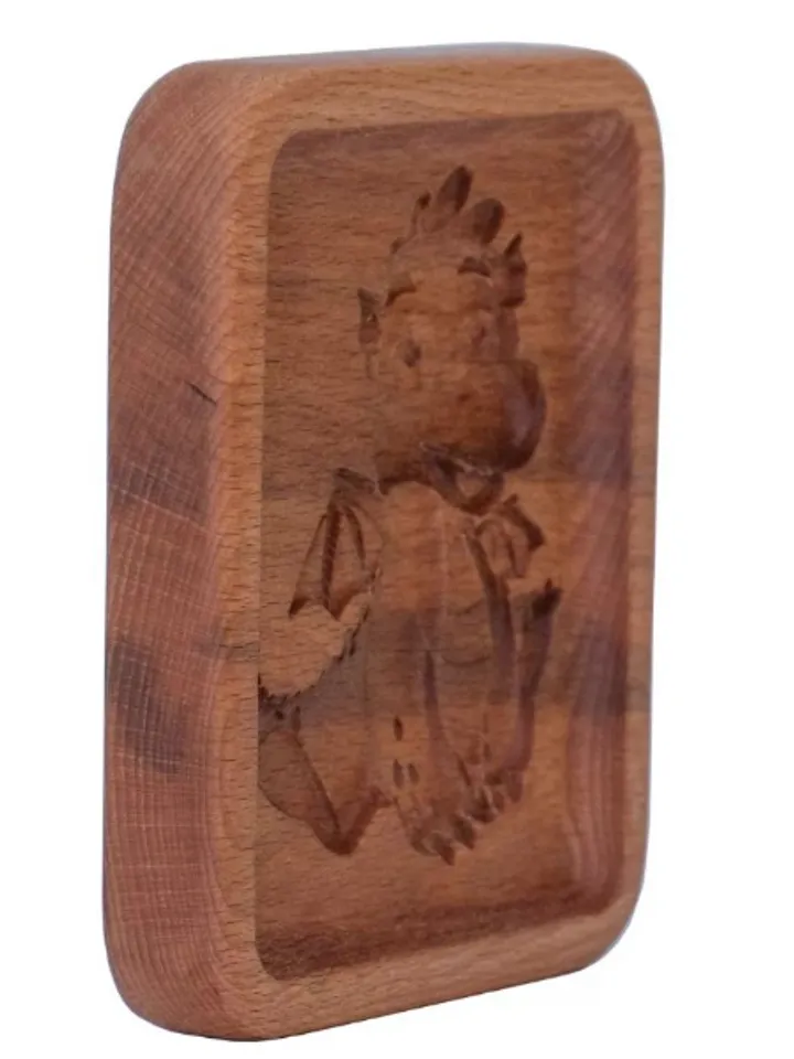 Dragon Embossed cookie mold, cookie cutter, wooden mold, Wooden stamp stamp for gingerbread cookies springerle stamp