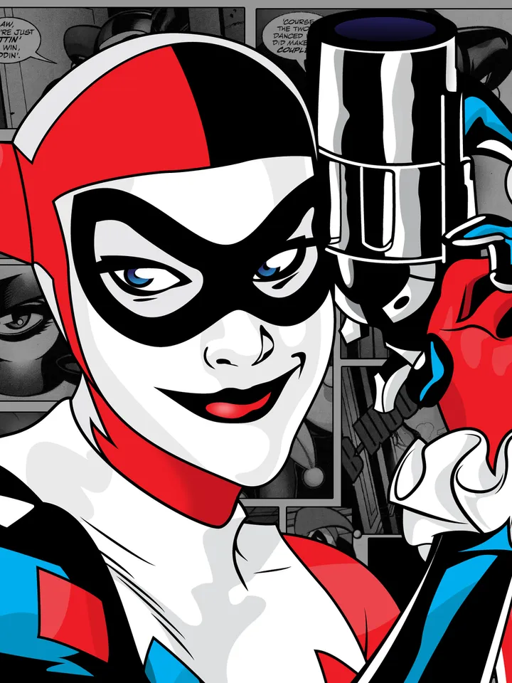 Harley Quinn mask from Batman Harley Quinn mask Batman