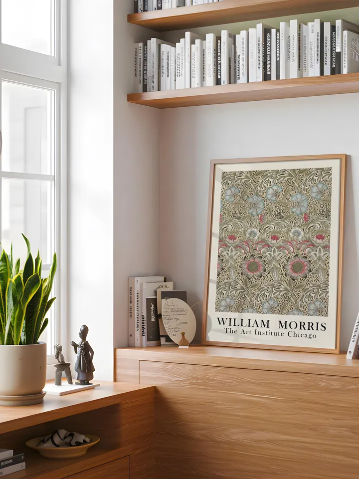 William Morris Wall Art, Vintage Botanical Print, Floral Poster Arts Decor, Digital Download, William Morris Print Digital Download 008