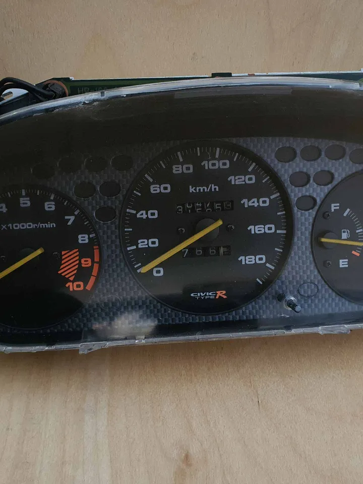 Genuine JDM gauge cluster m/t EK9 Type-R for Honda Civic Ek Ej 99-00 Speedometer