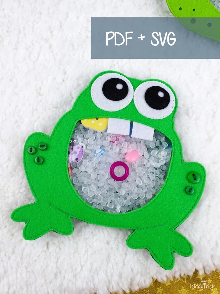 Frog - I Spy Bag - Sewing Pattern