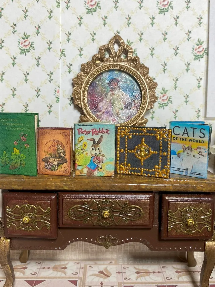 Book for a doll. 1:12. Book for a dollhouse. Handmade.
