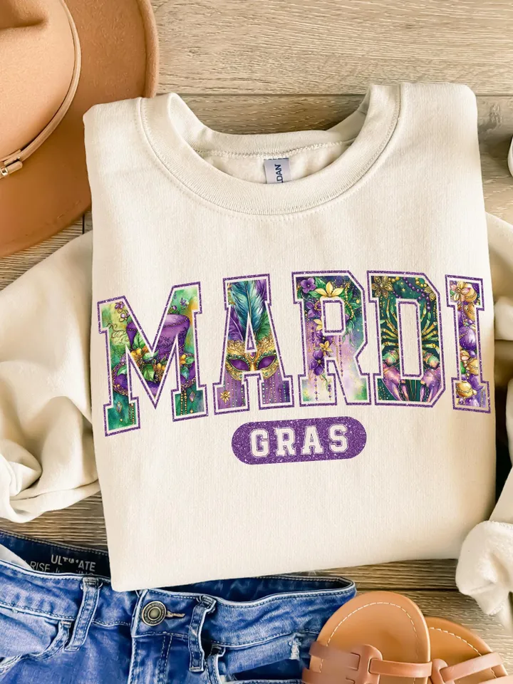 Mardi Gras PNG, Fleur De Lis Png, Mardi Gras Varsity Png, Glitter, Mardi Gras Coquette Png, King Cake Png, Louisiana Crawfish Png
