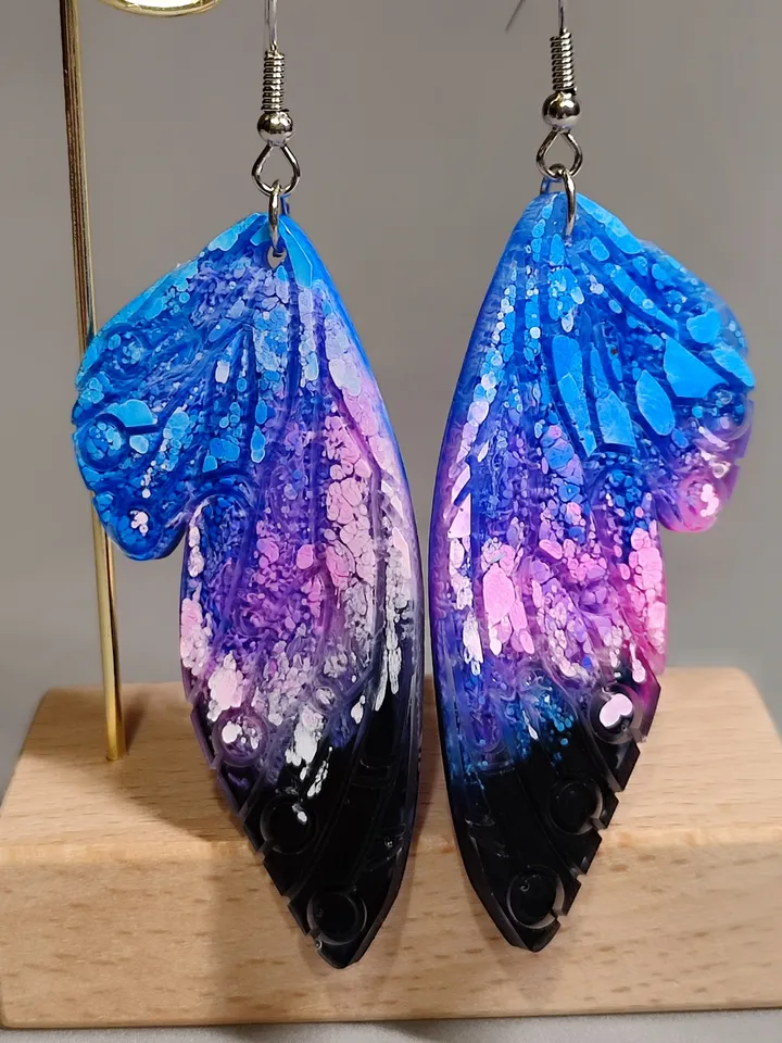Butterfly wings earrings, butterfly earrings, unique jewelry