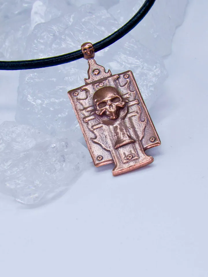 Pure Copper Ordo Hereticus Pendant of the Warhammer 40K Universe