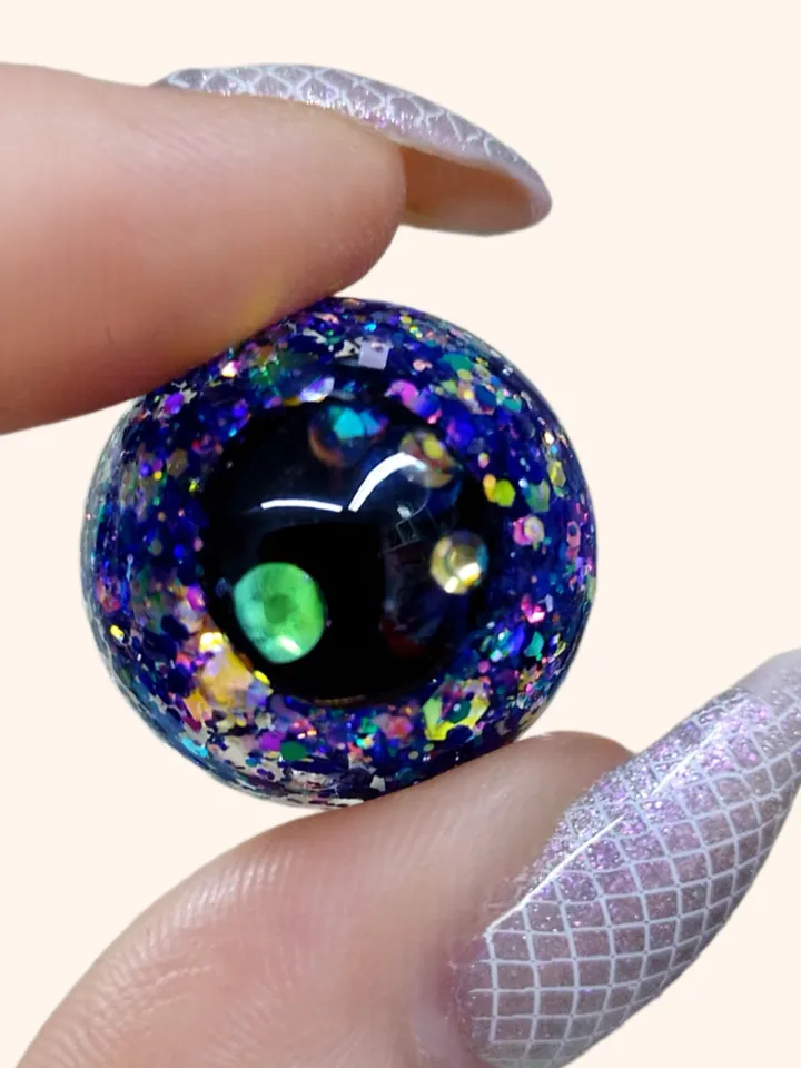 DIY Crystal Eye with Swarovski /Doll Eyes /Craft Eyes/ Resin Eyes/Video + list of references of required materials