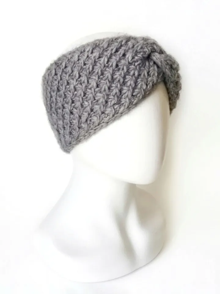 Stay Warm In Style With Our Hand-Knitted Merino and Alpaca Women's Headband - Soft, Cozy, Stylish Ear Warmer. Shop Now! FREE SHIPPING!