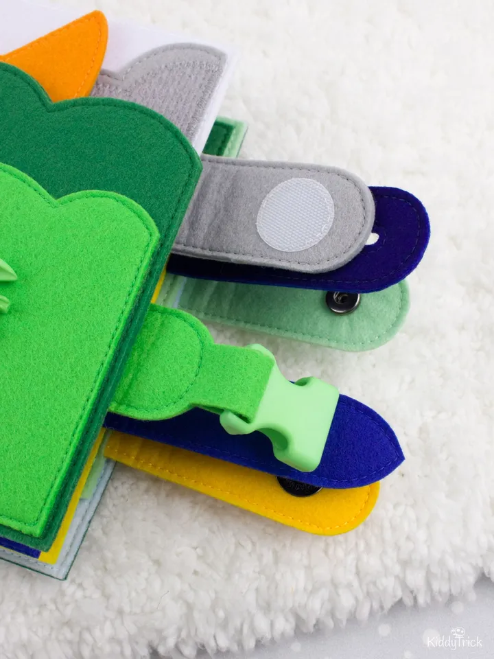 Felt Buckle Book - Sewing Pattern
