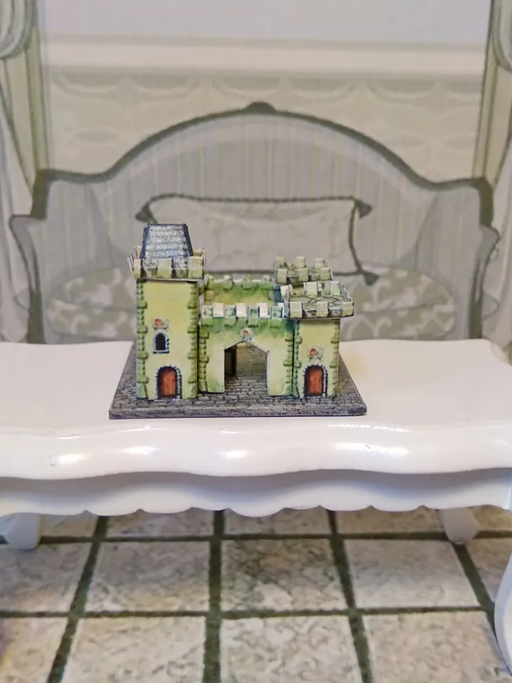 Fortress for a dollhouse.1:12 scale.