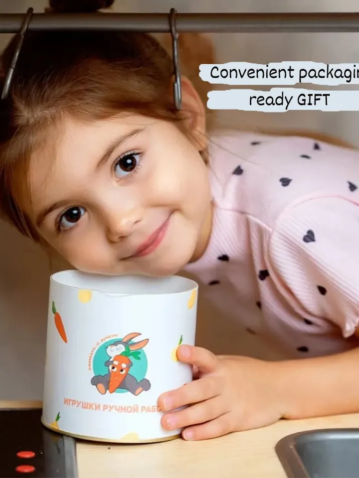 Toy Food Set of Products for Children's Kitchen Breakfast with Pancakes 16 toys