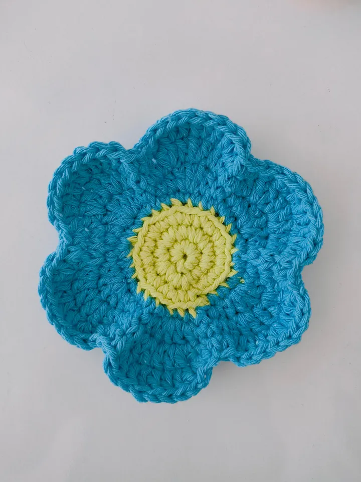 Coaster flower coaster crochet pattern, flower crochet pattern, beginner crochet patterninstant download