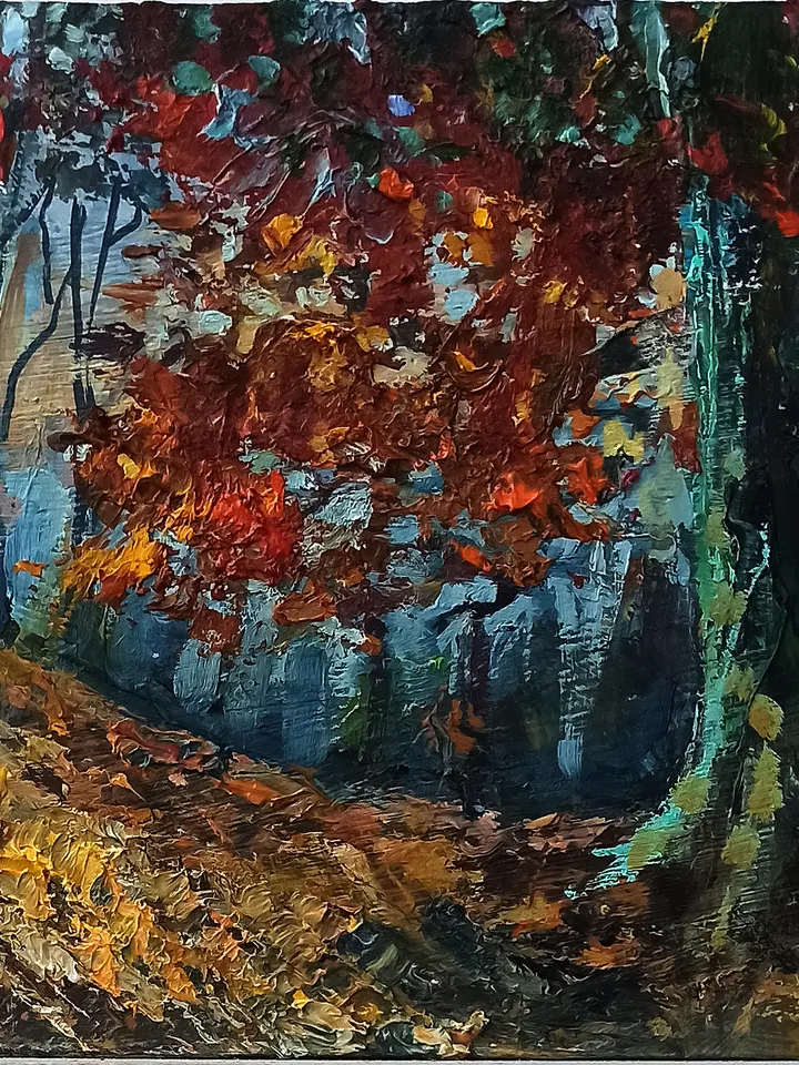 The Enchanted Forest, original signed oil painting