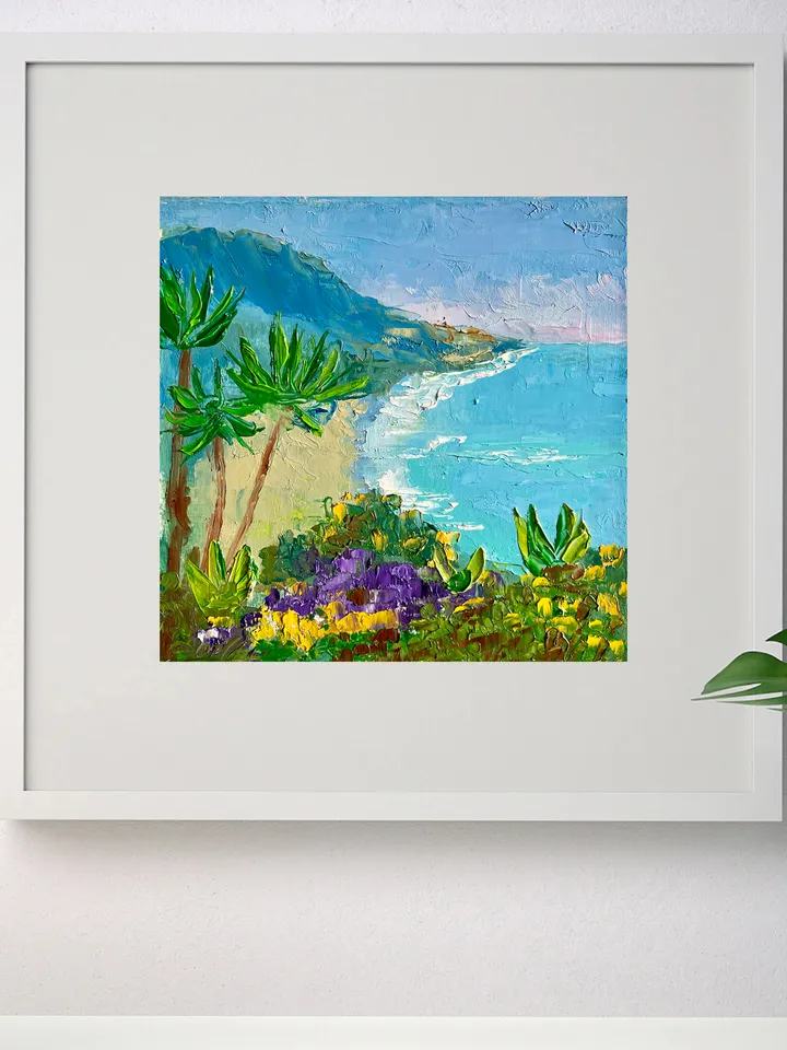 Landscape Painting Original Oil Painting Laguna Beach California Coastal fine art
