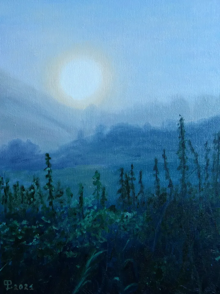 Oil Painting Fog