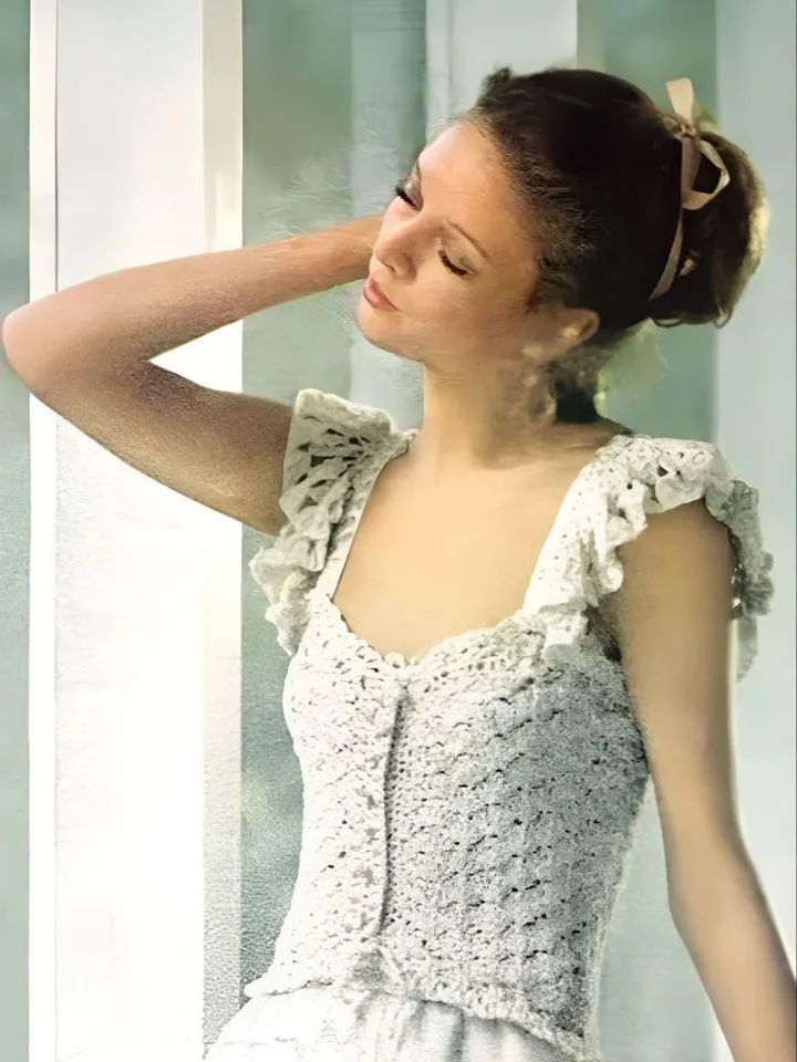 Crochet top Pattern, crochet lace top, crochet crop top, Vintage Camisole ,Top Crochet Pattern pdf download