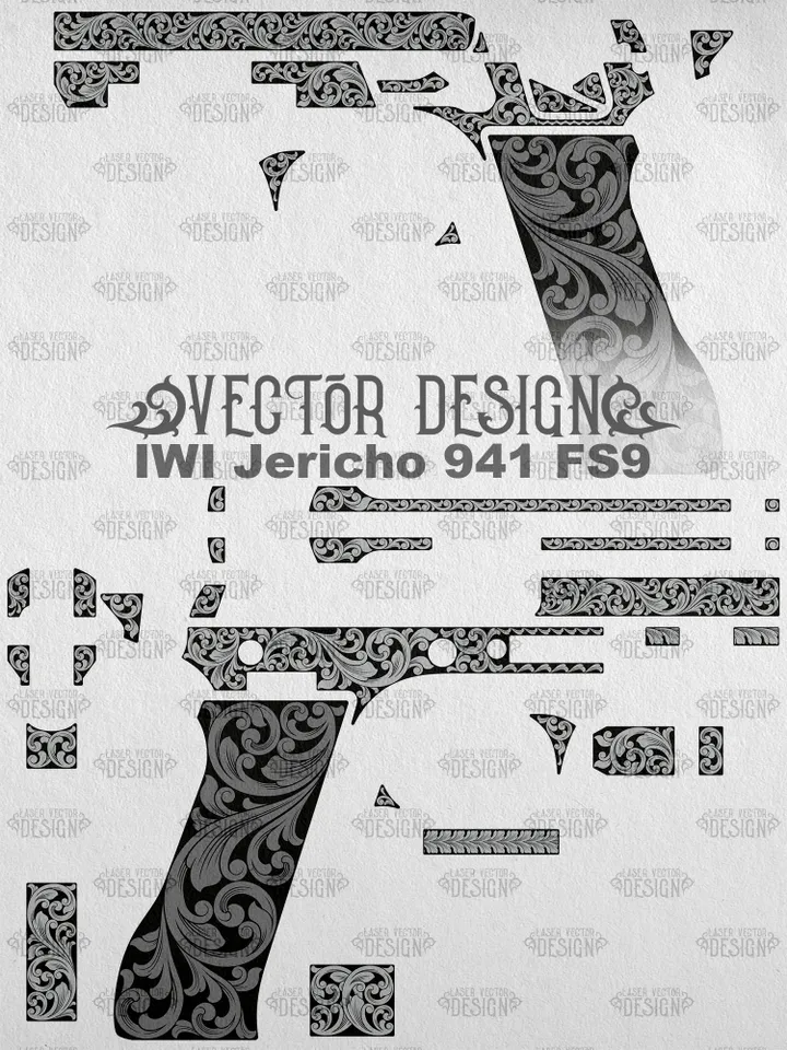 VECTOR DESIGN IWI Jericho 941 FS9 Scrollwork