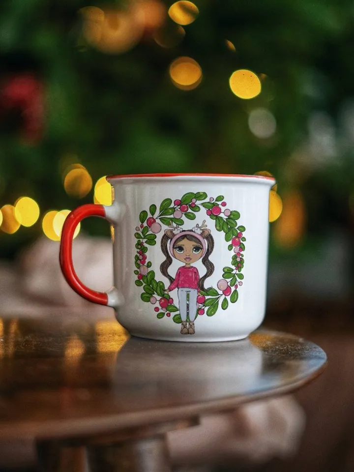 Amazing Christmas Girl Clipart, Winter Doll Clipart, Girl Clipart, Snow Princess Clipart Bundle, Sublimation Designs, Digital Clipart, Deer Clipart