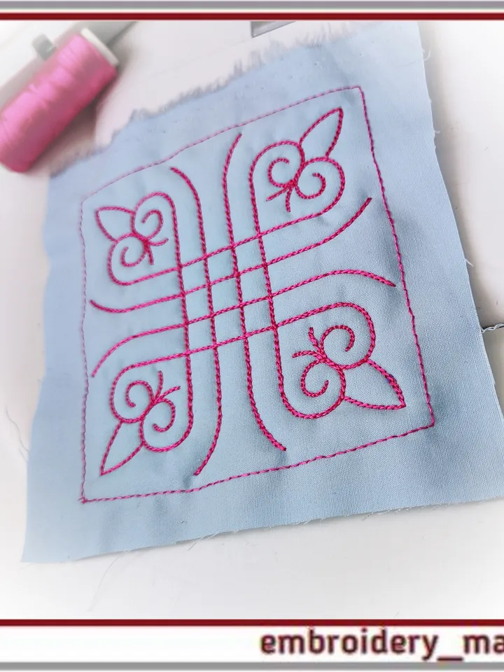 Quilt Block 39 Quilting Machine Embroidery Designs by Embroidery Manavi 05