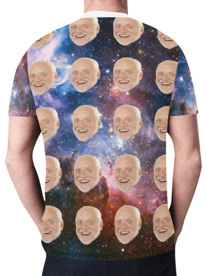 Custom Face Shirt Galaxy Style - Personalized T-Shirt