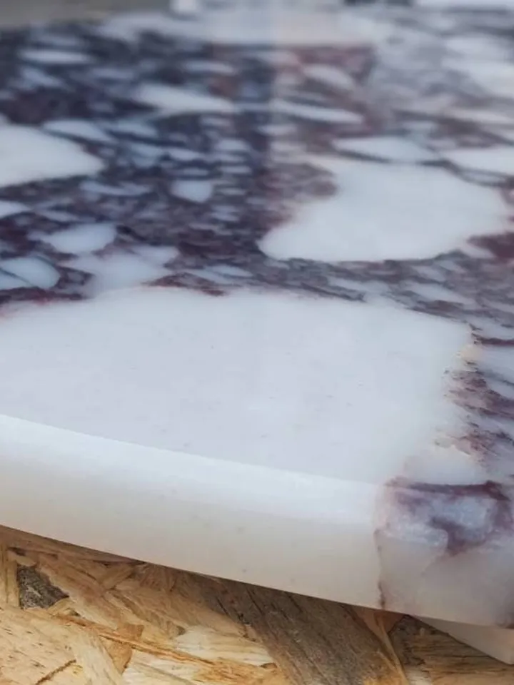 Calacatta viola marble top Only the top table is 23.5" real marble handmade and free shipping