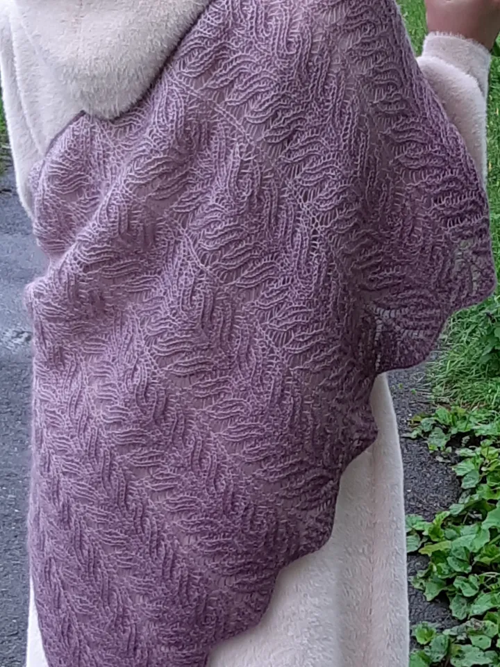 Ombre bridal shawl,lilac hand knit wrap,boho wedding,evening scarf gifts ,mom birthday gift,neck warmer, wool shawl christmas gift.