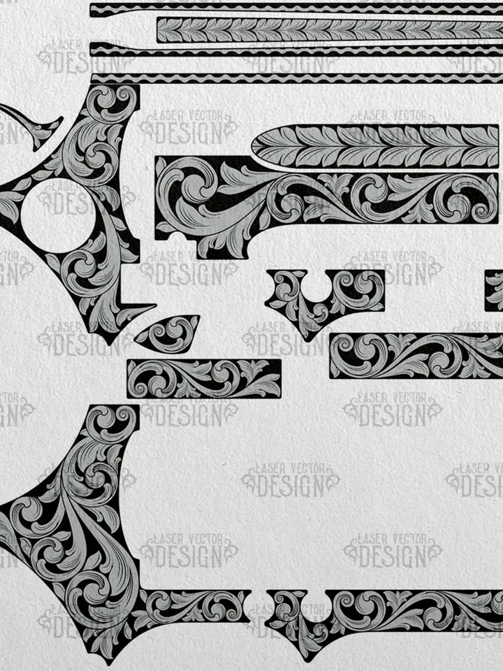 VECTOR DESIGN Taurus Judge Magnum 3 in Scrollwork