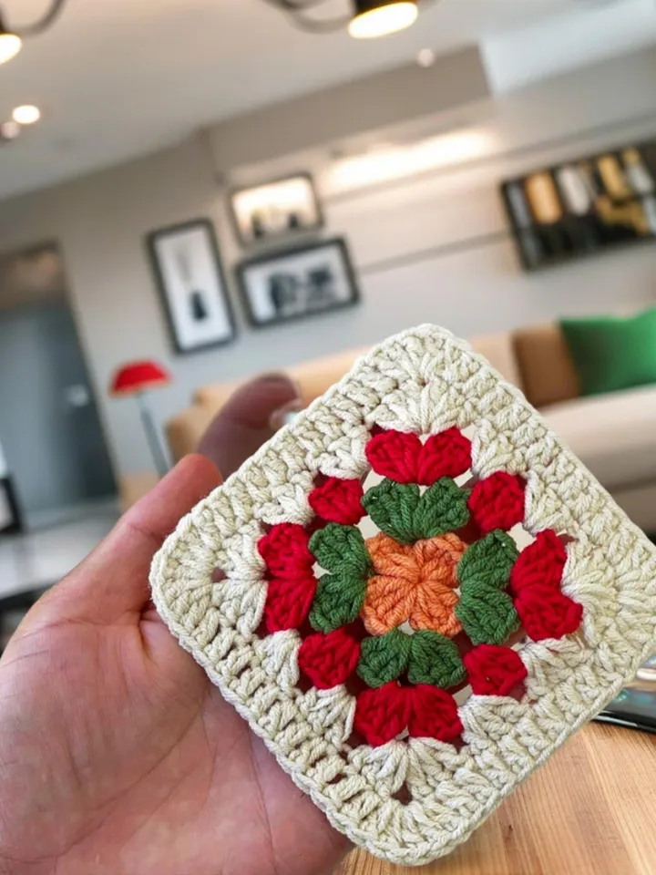 Solid Granny Square Baby Blanket Crochet Pattern - Beginner Crochet Coaster Pattern - Quick and Easy PDF Guide
