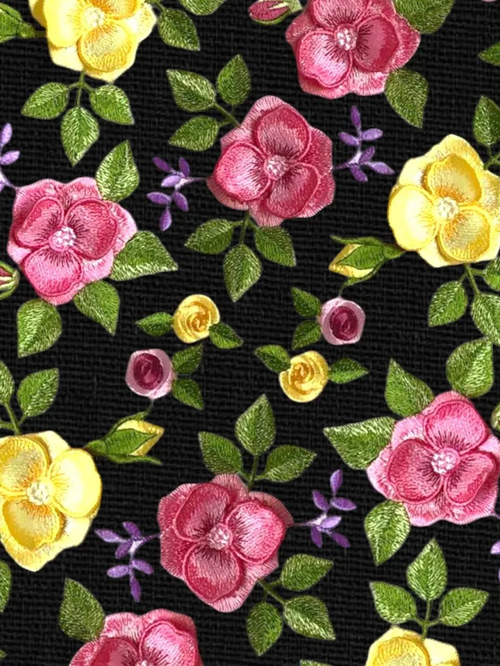 3D Roses set machine embroidery design 3D digital embroidery pattern clothing decor embroidery motif