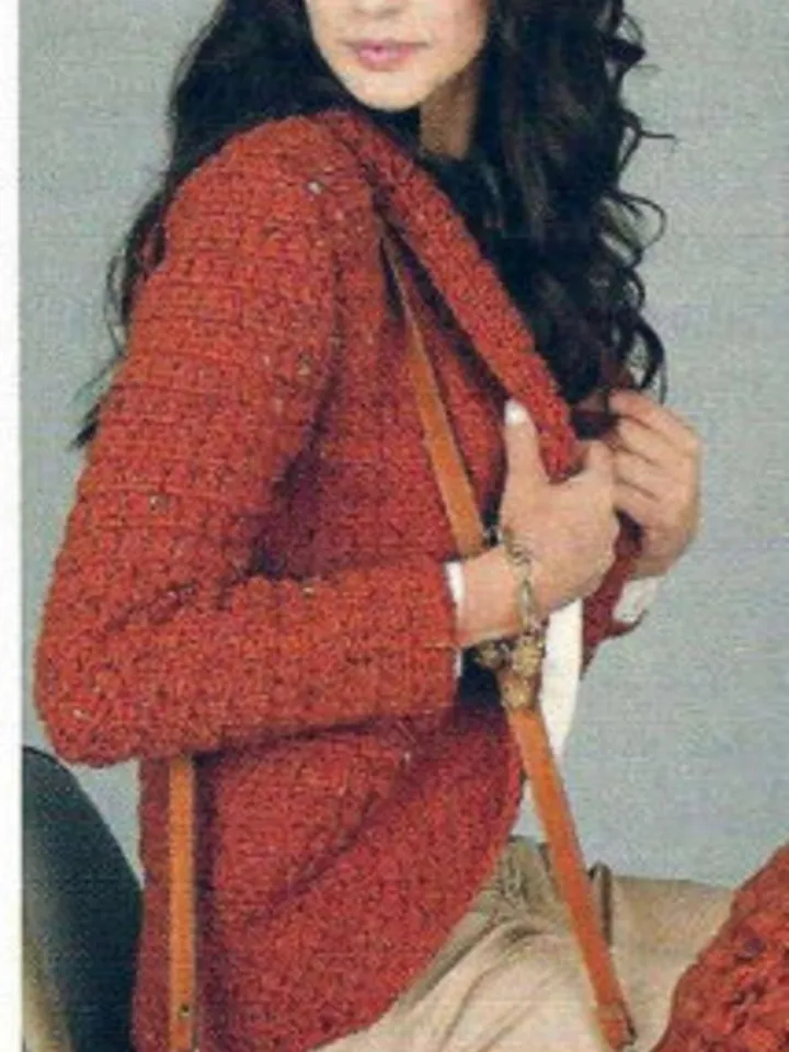 Cardigan crochet pattern, sweater crochet, pullover crochet pattern, jacket women pdf