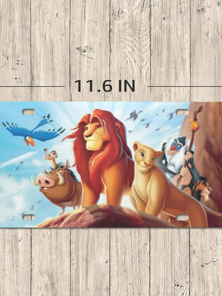 Lion King License Plate