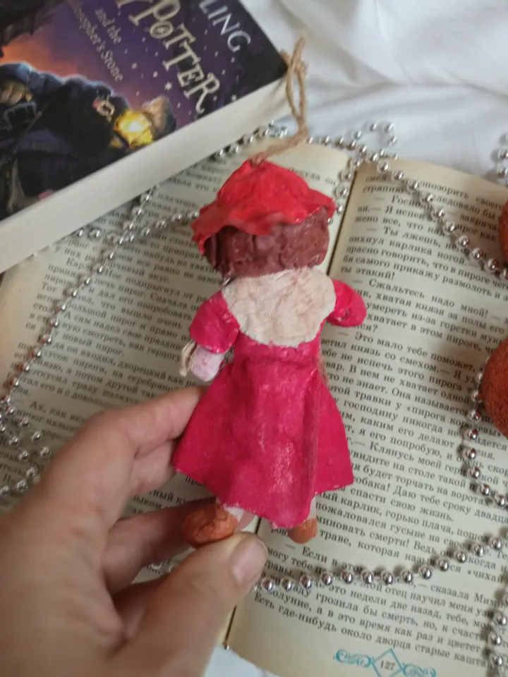 Enchanting Handmade Little Red Riding Hood Doll - Unique Christmas Decor!
Free Shipping. Christmas tree toy.