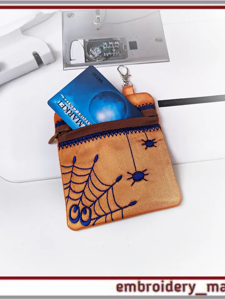 In The Hoop Design cardholder case wallet ITH from Embroidery Manavi 05