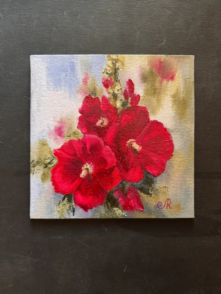 Flowers Original Painting Floral Oil Wall Art