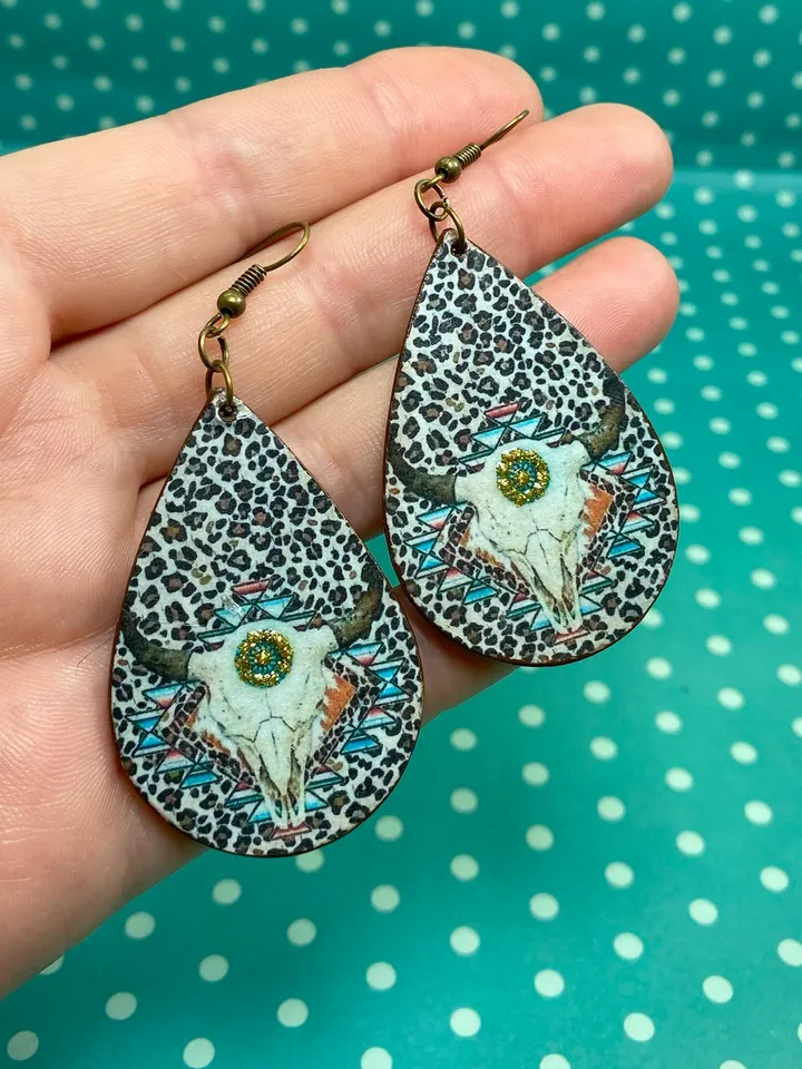 Custom designed earrings. Handmade. Jewelry