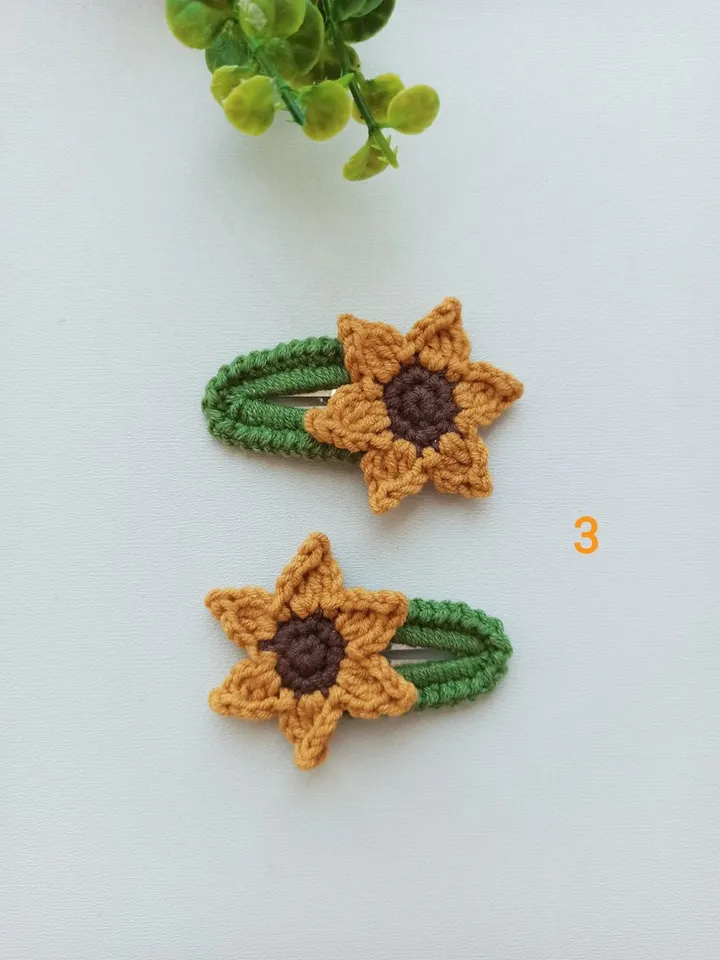 Hair clips with flowers, hairpin cactus,decoration for hair,price for 1 piece