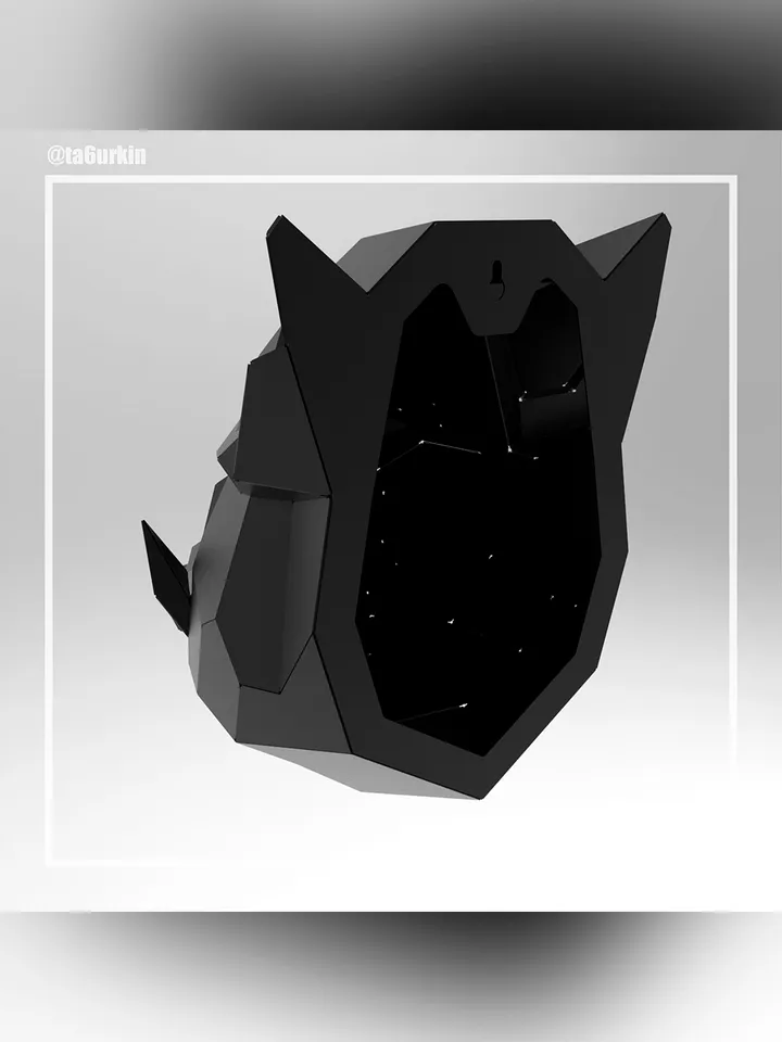 Welding Project Plans Drawings Boar Head (DXF, PDF)